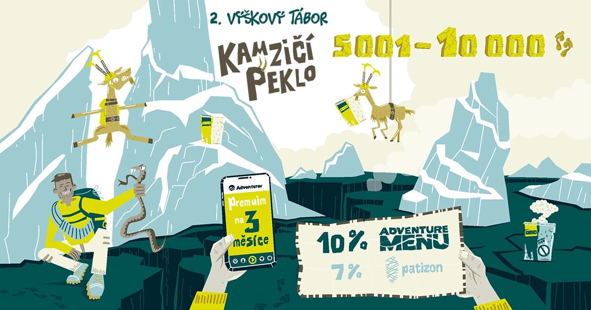 2. výškový tábor — Kamzičí peklo